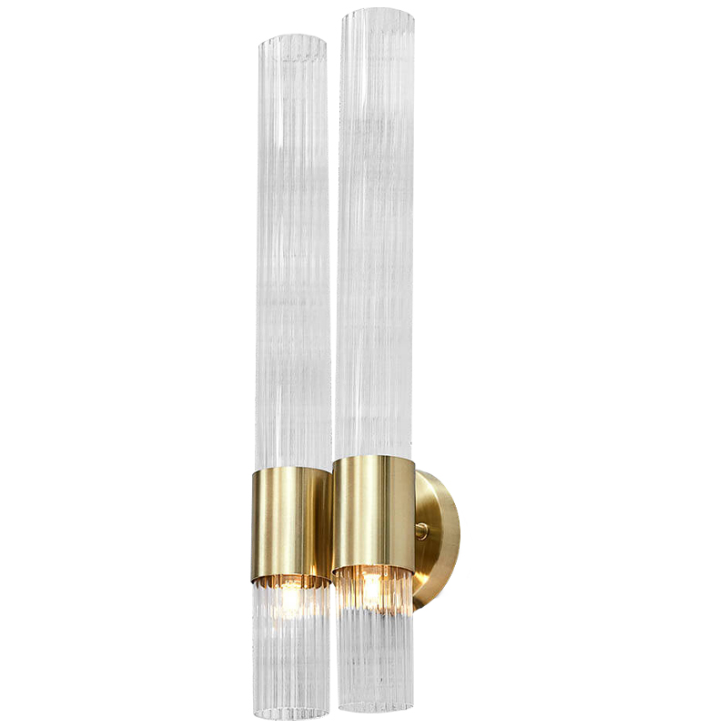 Бра Ingvar sconce Прозрачный Глянцевое золото Бра Ingvar sconce Прозрачный Глянцевое золото в Липецке | Loft Concept