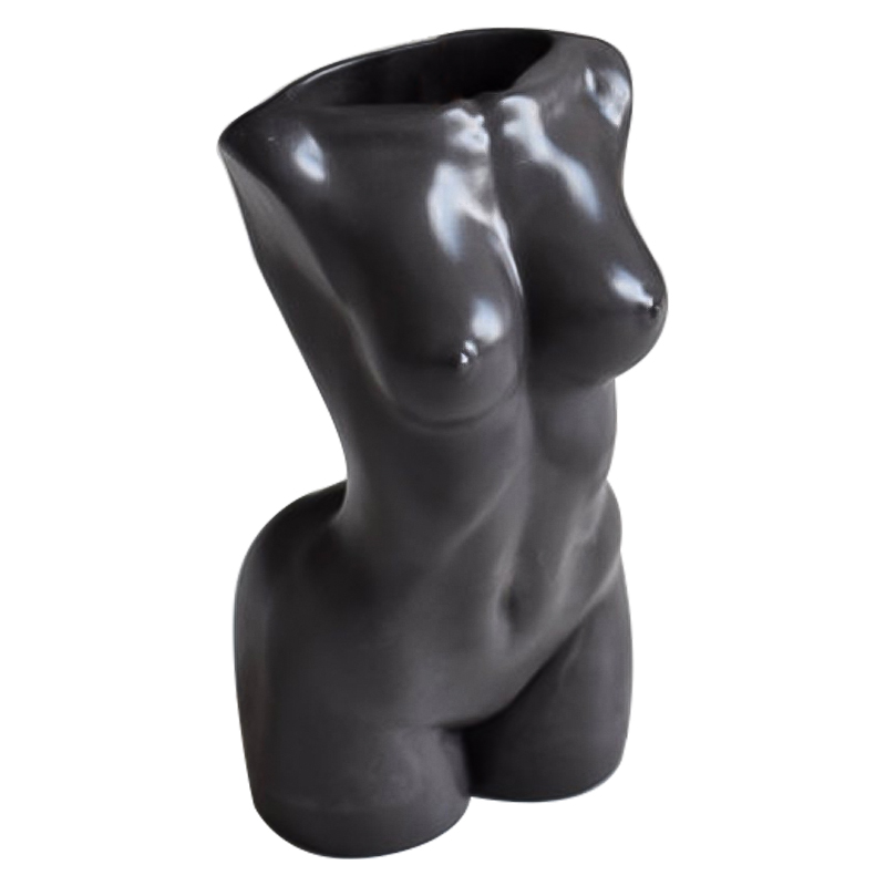 Ваза Vase Female Torso black Черный Ваза Vase Female Torso black Черный в Липецке | Loft Concept