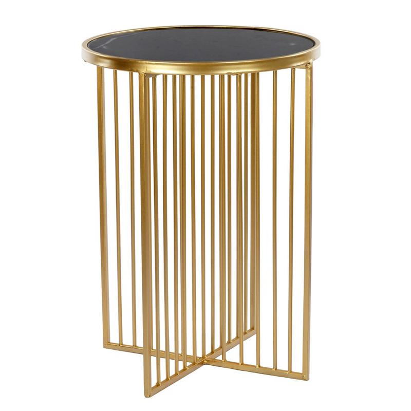 Приставной стол Side Table Marble crossed чёрный мрамор Черный Мрамор Nero Золотой Приставной стол Side Table Marble crossed чёрный мрамор Черный Мрамор Nero Золотой в Липецке | Loft Concept