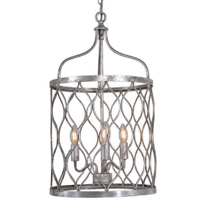 Подвесные светильники Lantern Silver Net M Pendant lamp Серебряный Подвесные светильники Lantern Silver Net M Pendant lamp Серебряный в Липецке | Loft Concept