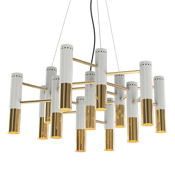 Люстра IKE Delightfull Gold & White Люстра IKE Delightfull Gold & White в Липецке | Loft Concept