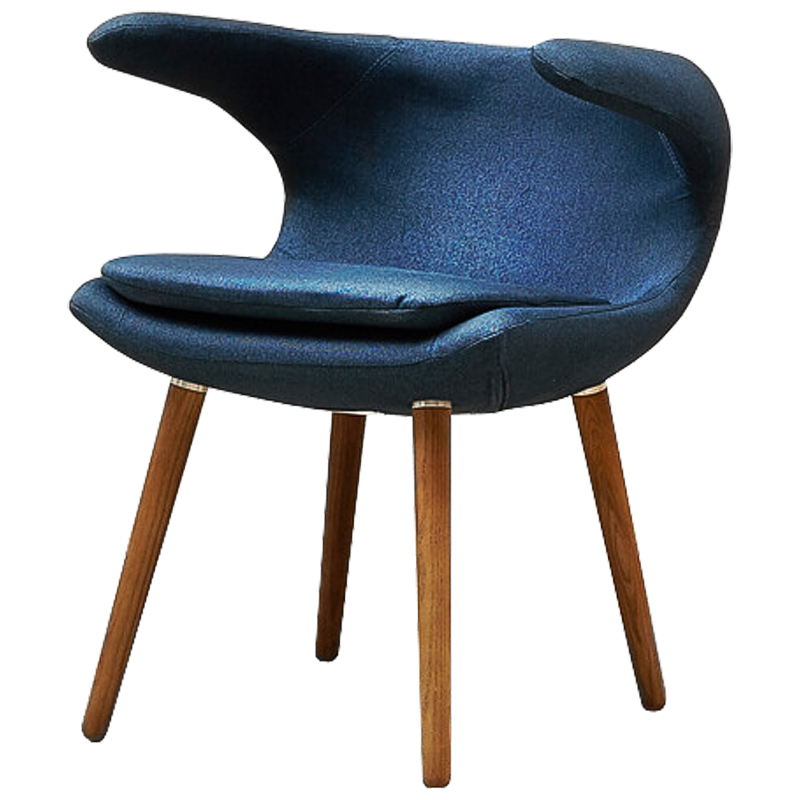 Стул Roidh Stool blue Синий Коричневый Стул Roidh Stool blue Синий Коричневый в Липецке | Loft Concept