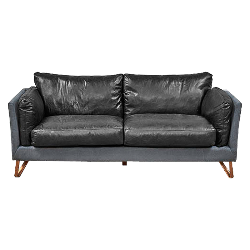 Диван Grayscale Sofa Графит Серый Медь Диван Grayscale Sofa Графит Серый Медь в Липецке | Loft Concept