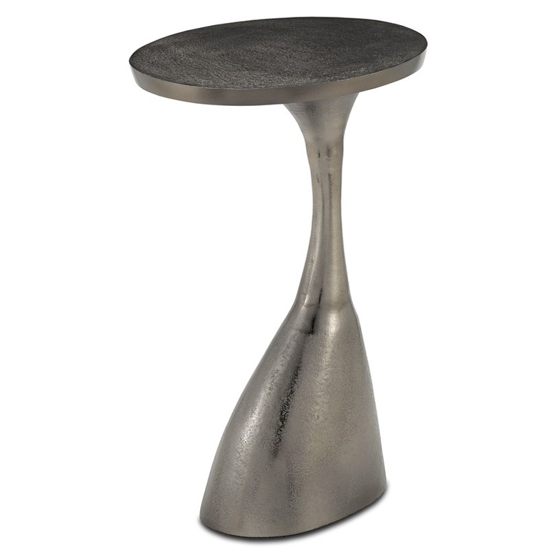 Приставной стол Ishaan Black Accent Table Серый (Gray) Приставной стол Ishaan Black Accent Table Серый (Gray) в Липецке | Loft Concept