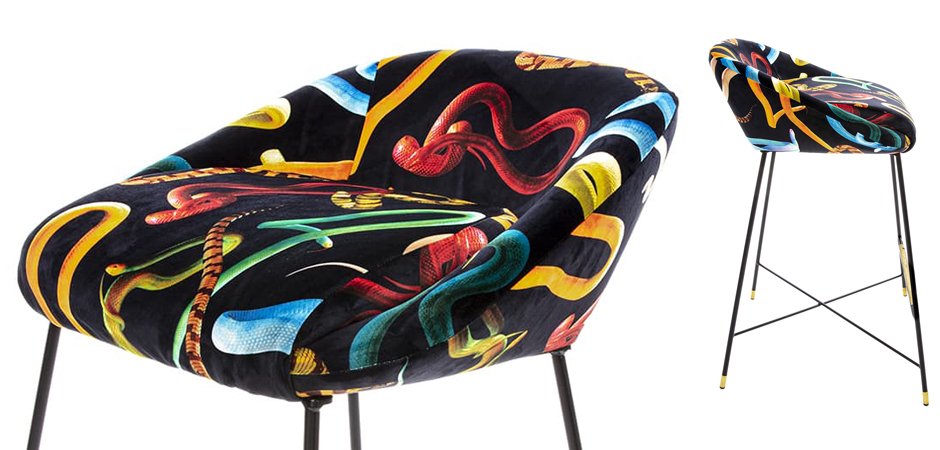 Барный стул Seletti High Stool Snakes Барный стул Seletti High Stool Snakes - Loft-Concept в Липецке