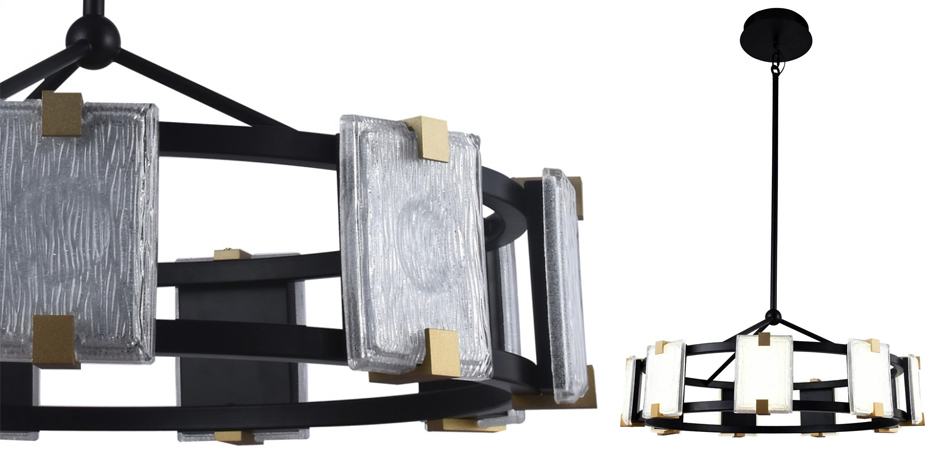 Люстра Rectangular Glass Plafon D68 Люстра Rectangular Glass Plafon D68 - Loft-Concept в Липецке