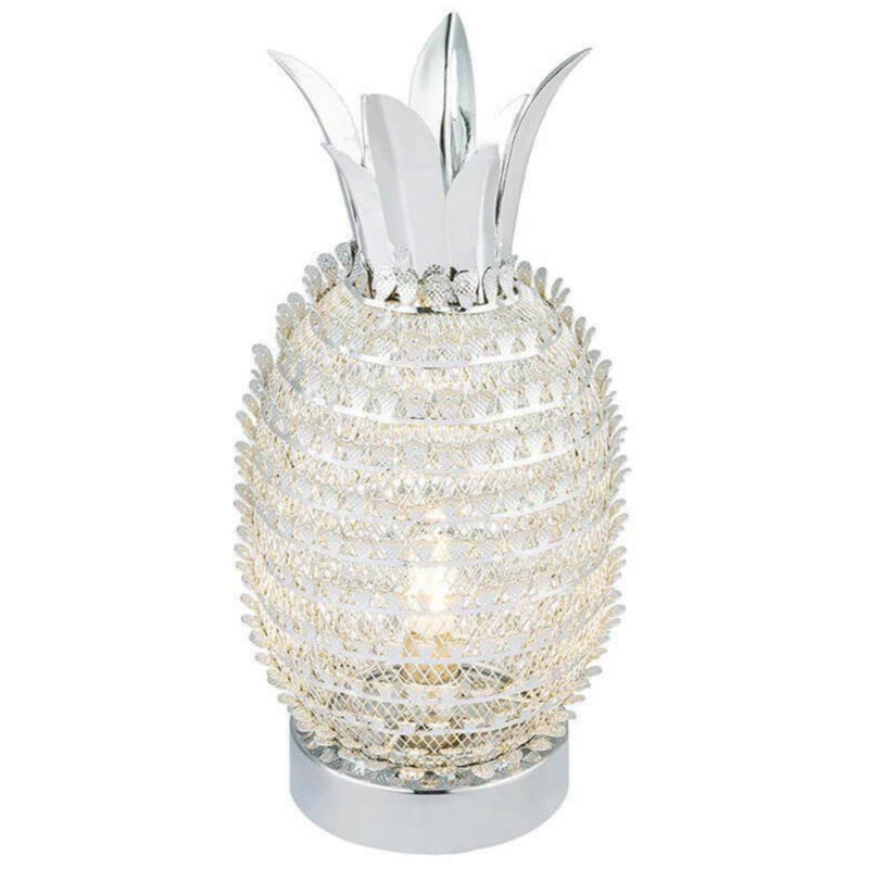 Настольная лампа Серебряный Ананас Pineapple Silver Серебряный Настольная лампа Серебряный Ананас Pineapple Silver Серебряный в Липецке | Loft Concept