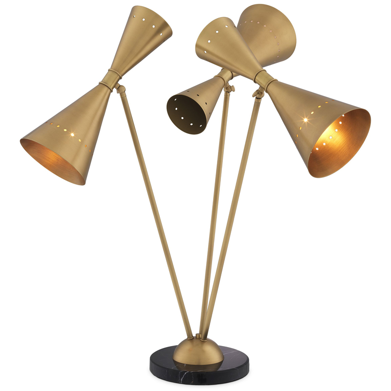 Настольная лампа Eichholtz Table Lamp Omnia Черный Латунь Античная полированная Настольная лампа Eichholtz Table Lamp Omnia Черный Латунь Античная полированная в Липецке | Loft Concept