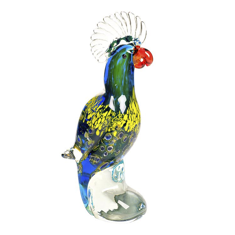 Статуэтка Glass Colored Parrot Мульти Статуэтка Glass Colored Parrot Мульти в Липецке | Loft Concept