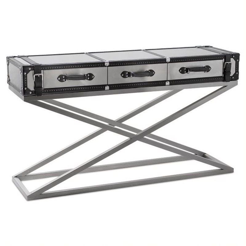 Консоль Dardan Console Черный Нержавеющая сталь Консоль Dardan Console Черный Нержавеющая сталь в Липецке | Loft Concept