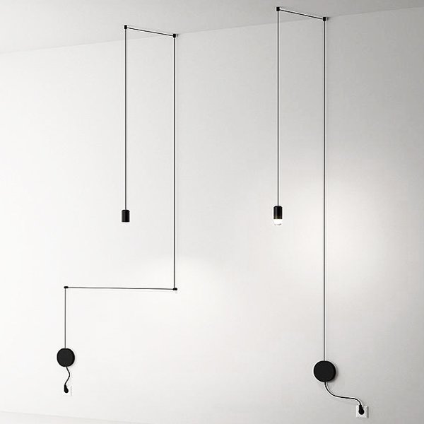 Vibia Wireflow Free-Form 0347 pendant lamp Черный Vibia Wireflow Free-Form 0347 pendant lamp Черный в Липецке | Loft Concept