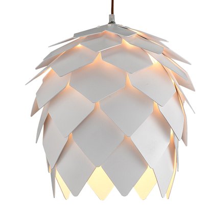 Подвесной светильник Crimea Pine Cone White Белый Подвесной светильник Crimea Pine Cone White Белый в Липецке | Loft Concept