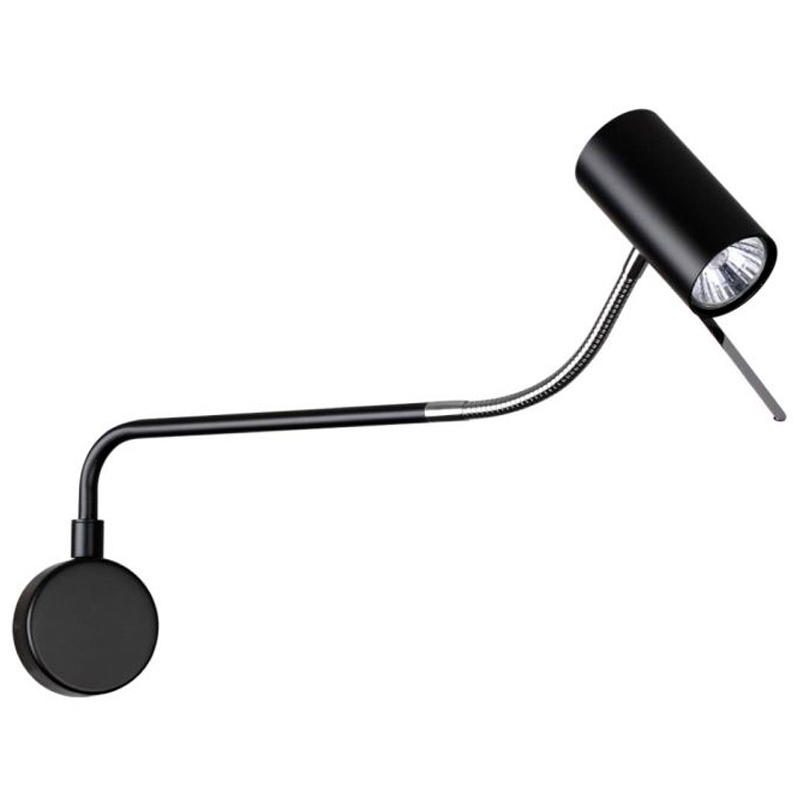 Гибкое бра Trumpet Wall Lamp Хром Хром Черный Гибкое бра Trumpet Wall Lamp Хром Хром Черный в Липецке | Loft Concept