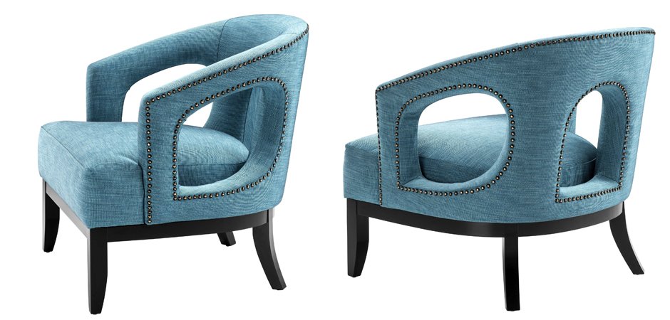 Кресло Eichholtz Chair Adam Turquoise Кресло Eichholtz Chair Adam Turquoise - Loft-Concept в Липецке