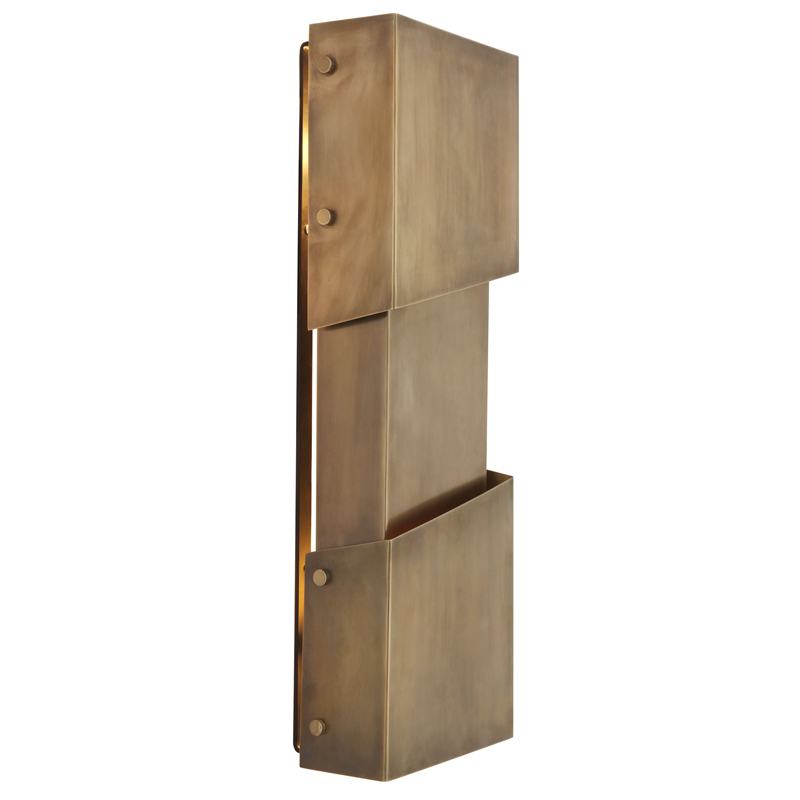 Бра Eichholtz Wall Lamp Shadow Винтажная латунь Бра Eichholtz Wall Lamp Shadow Винтажная латунь в Липецке | Loft Concept
