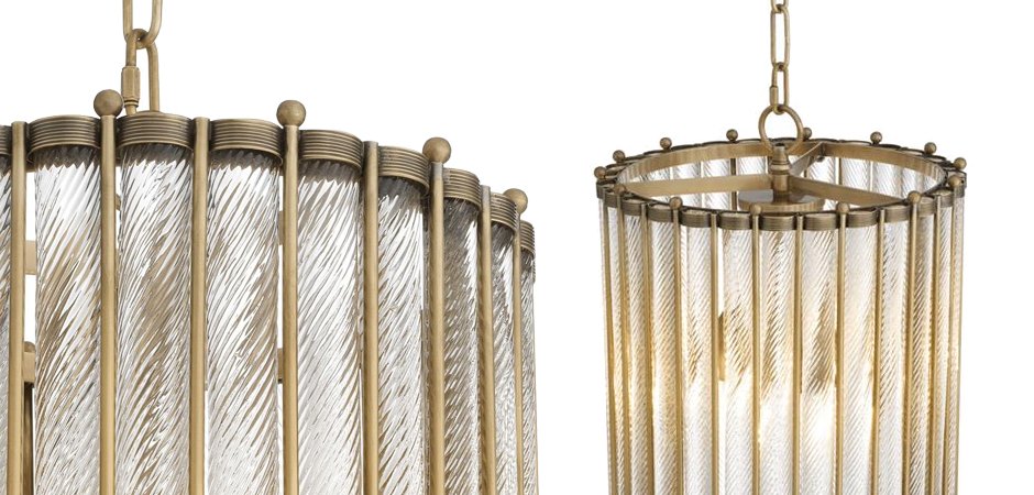 Люстра Lantern Tiziano Antique Brass Люстра Lantern Tiziano Antique Brass - Loft-Concept в Липецке