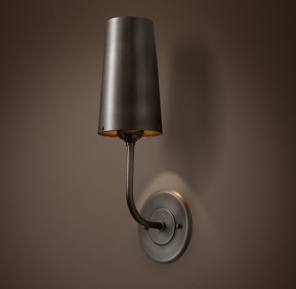 Бра RH Modern Taper Sconce with Metal Shade Бра RH Modern Taper Sconce with Metal Shade в Липецке | Loft Concept
