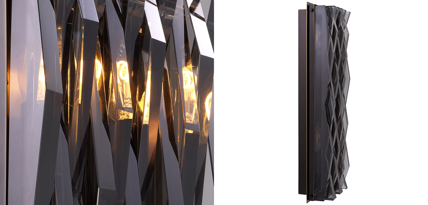 Бра Eichholtz Wall Lamp Nuvola L Smoke - фото №1