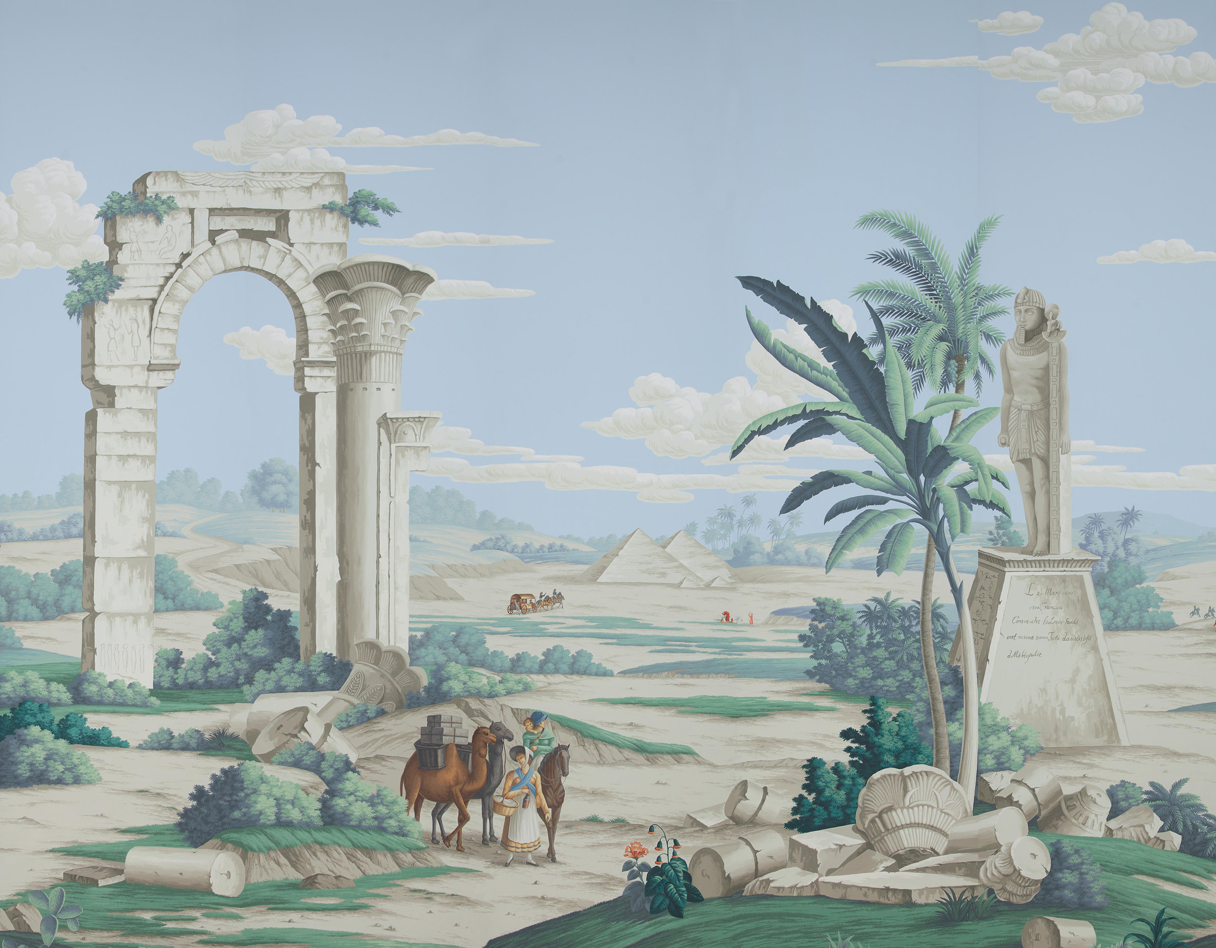 Обои ручная роспись Napoleon's Campaign in Egypt Byzantine on scenic paper Обои ручная роспись Napoleon's Campaign in Egypt Byzantine on scenic paper - постер Loft-Concept в Липецке