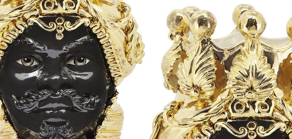 Ваза VASE MORO MAN BIG DREAMS gold Ваза VASE MORO MAN BIG DREAMS gold - Loft-Concept в Липецке