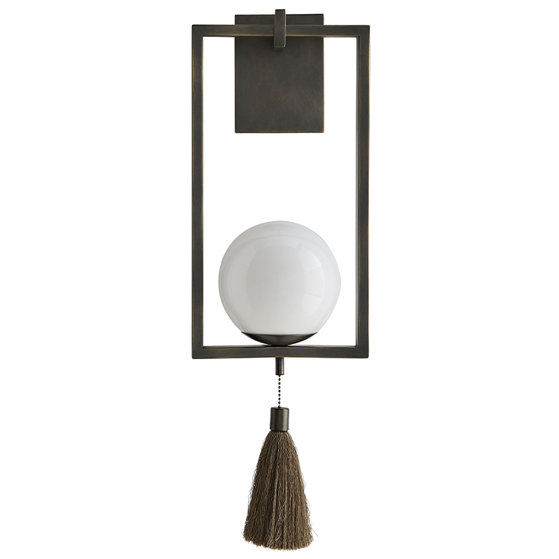Бра Arteriors TRAPEZE SCONCE Белый Черный Бра Arteriors TRAPEZE SCONCE Белый Черный в Липецке | Loft Concept