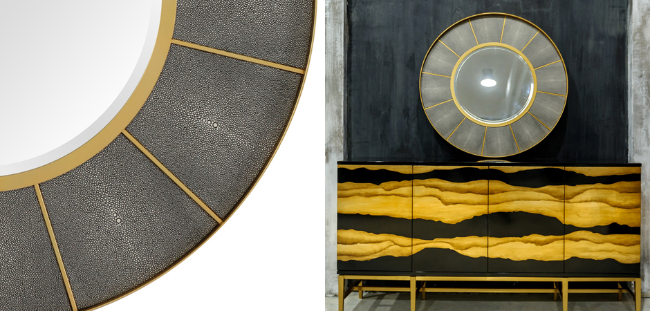 Зеркало Sectors Circle Mirror Зеркало Sectors Circle Mirror - Loft-Concept в Липецке