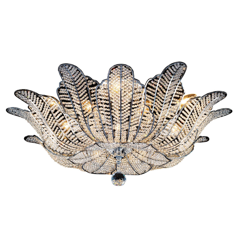 Потолочная люстра Franseza Chandelier chrome Хром Прозрачный (Transparent) Серебряный Потолочная люстра Franseza Chandelier chrome Хром Прозрачный (Transparent) Серебряный в Липецке | Loft Concept