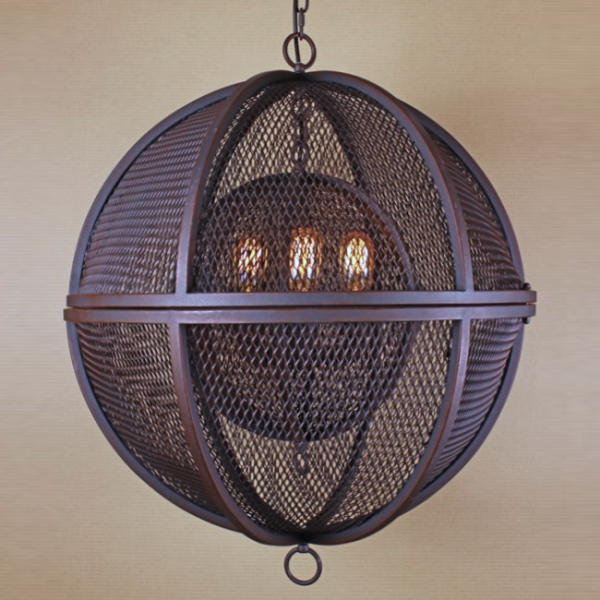 Люстра Double Sphere Pendant Коричневый в Липецке | Loft Concept 