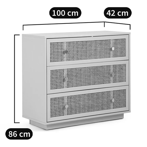 Комод с тремя ящиками Tomio Wicker Furniture Комод с тремя ящиками Tomio Wicker Furniture в Липецке