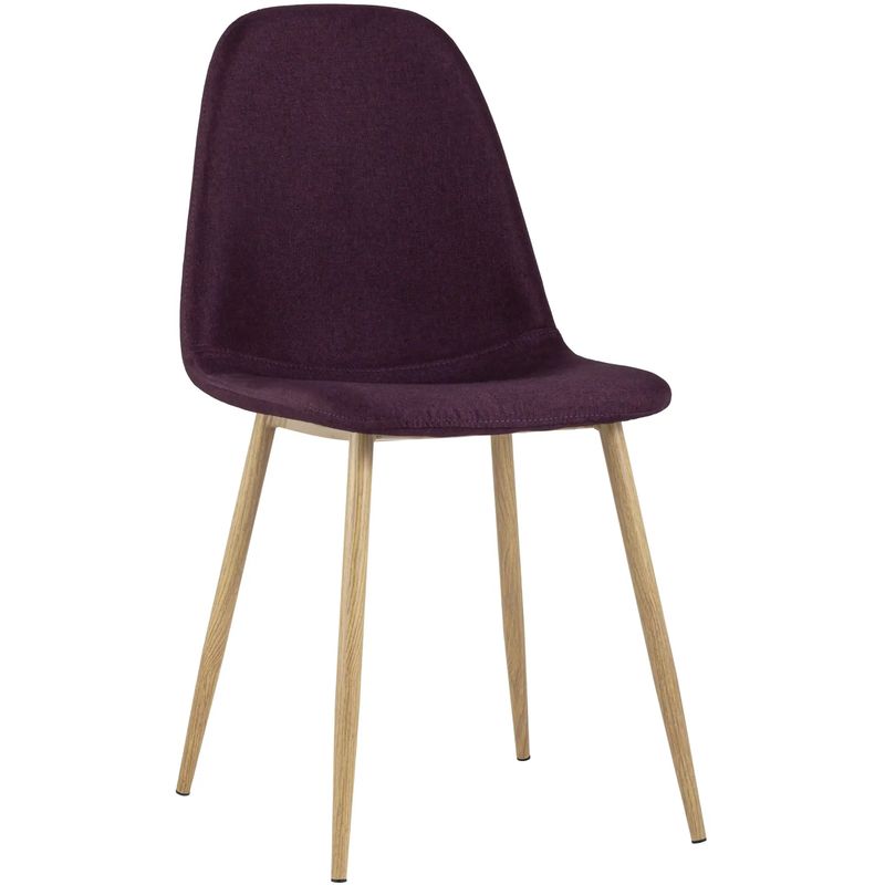 Стул Archie Chair Ткань Рогожка Фиолетовый цвет Фиолетовый Древесина Стул Archie Chair Ткань Рогожка Фиолетовый цвет Фиолетовый Древесина в Липецке | Loft Concept