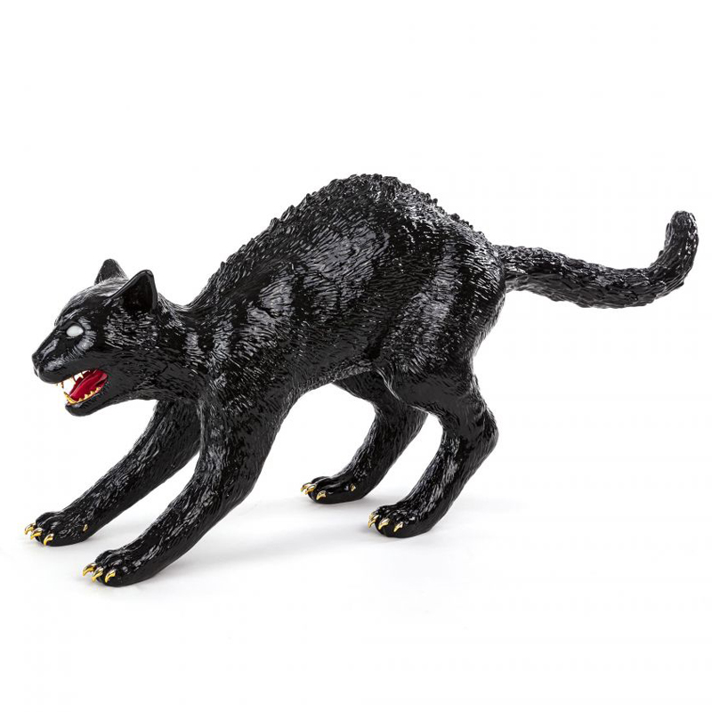Настольная лампа Seletti Cujo The Cat Черный Настольная лампа Seletti Cujo The Cat Черный в Липецке | Loft Concept