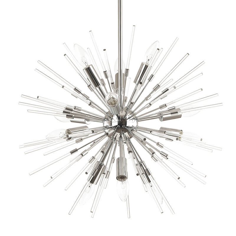 Люстра Welund Sputnik Chandelier chromium Хром Прозрачный Люстра Welund Sputnik Chandelier chromium Хром Прозрачный в Липецке | Loft Concept