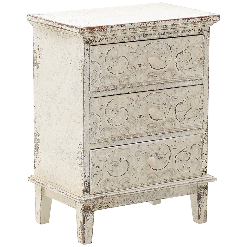 Тумба Senchia Provence Nightstand Молочный Тумба Senchia Provence Nightstand Молочный в Липецке | Loft Concept