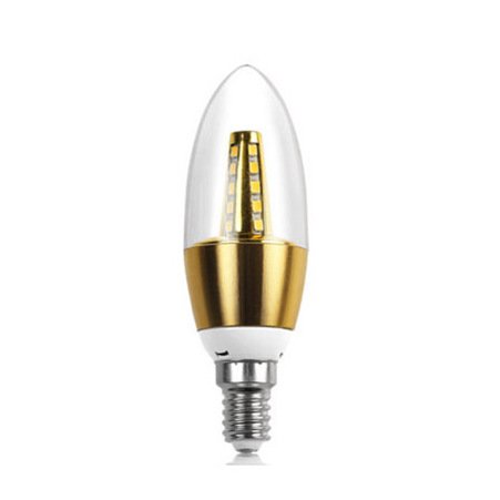 Прозрачная лампочка LED E14 с позолотой Глянцевое золото Прозрачная лампочка LED E14 с позолотой Глянцевое золото в Липецке | Loft Concept