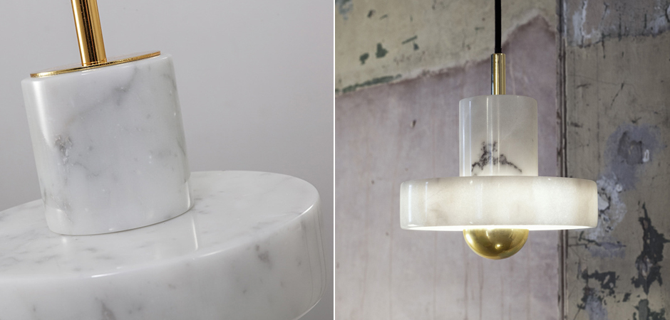 Подвесной светильник Tom Dixon Stone Pendant White Подвесной светильник Tom Dixon Stone Pendant White - Loft-Concept в Липецке