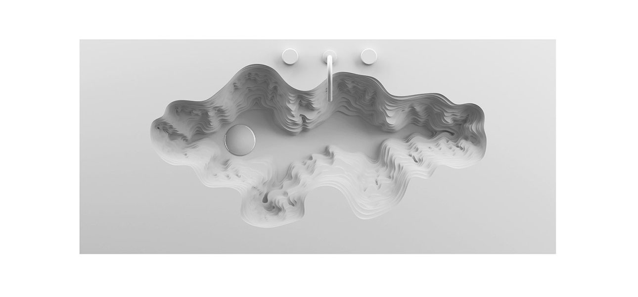 Раковина белая Canyon Sink - фото