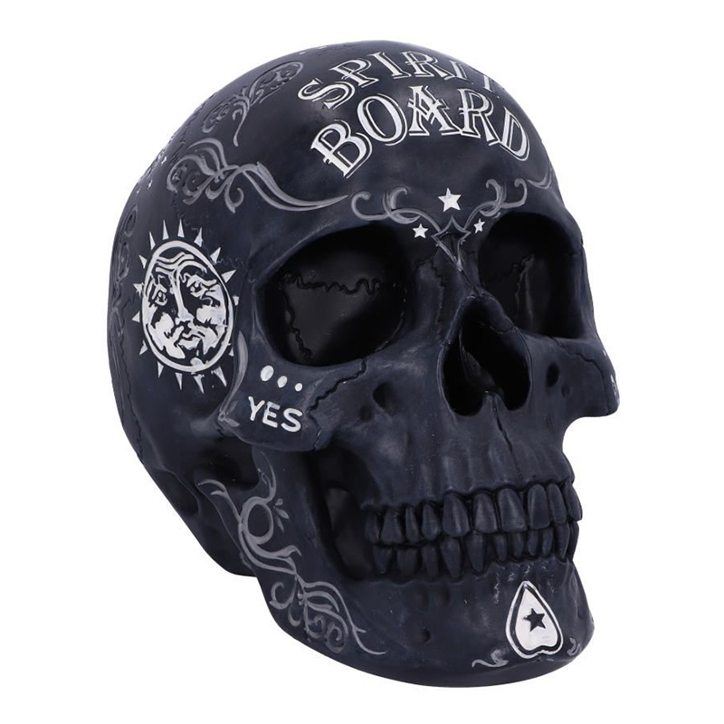 Статуэтка Skull Ouija Board Черный Белый Статуэтка Skull Ouija Board Черный Белый в Липецке | Loft Concept