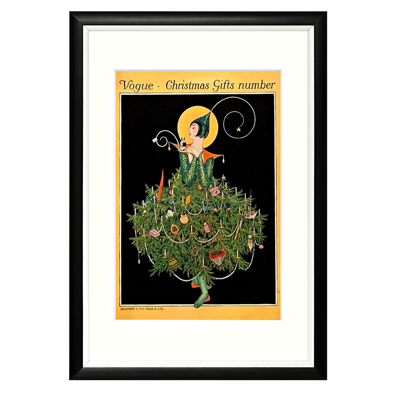 Постер Vogue Christmas Мульти Постер Vogue Christmas Мульти в Липецке | Loft Concept