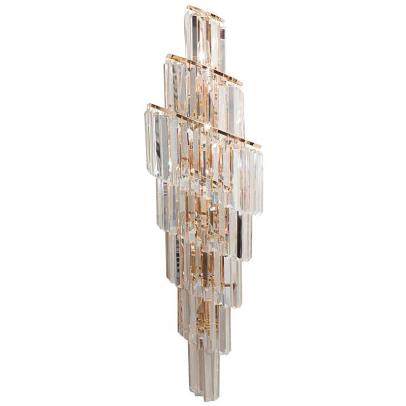 Бра Odeon Cascade Wall Lamp Right Прозрачный Золотой Бра Odeon Cascade Wall Lamp Right Прозрачный Золотой в Липецке | Loft Concept