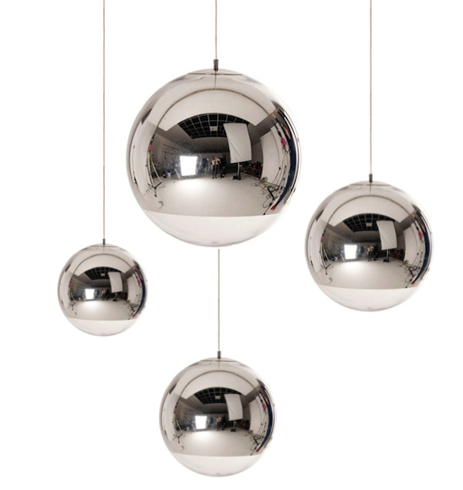 Подвесной светильник Mirror Ball Серебряный Подвесной светильник Mirror Ball Серебряный в Липецке | Loft Concept