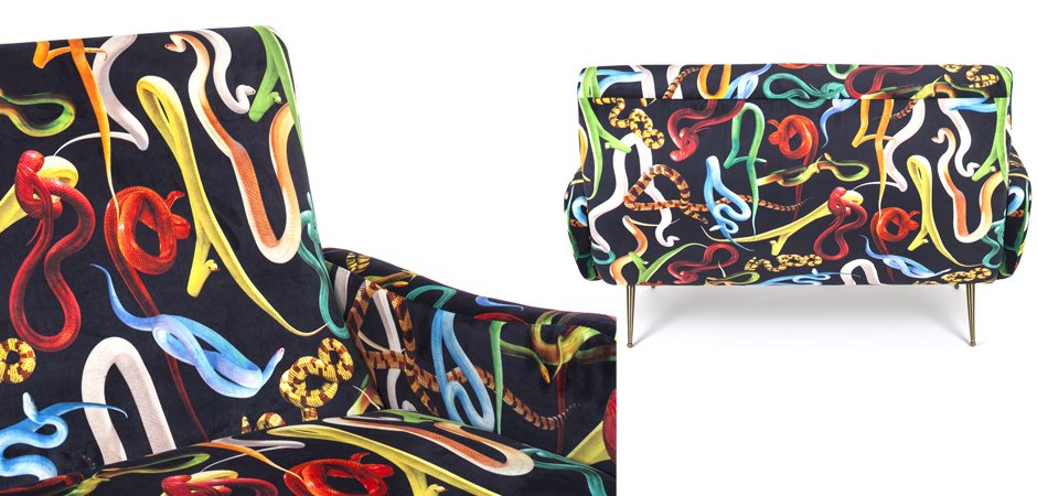 Диван Seletti Sofa Two Seater Snakes Диван Seletti Sofa Two Seater Snakes - Loft-Concept в Липецке