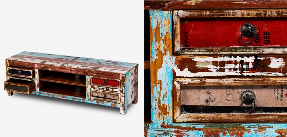 TV-тумба Antique Wood TV TV-тумба Antique Wood TV - Loft-Concept в Липецке