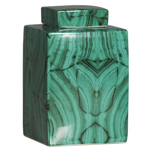 Декоративный сосуд MALACHITE Малахит Декоративный сосуд MALACHITE Малахит в Липецке | Loft Concept