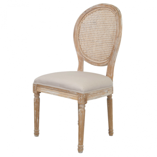 Стул French chairs Provence Beige Rattan 2 Chair Бежевый в Липецке | Loft Concept 