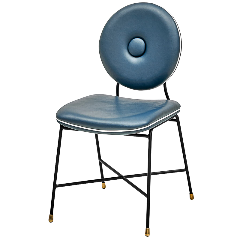 Стул Oliver Chair Черный Синий Стул Oliver Chair Черный Синий в Липецке | Loft Concept