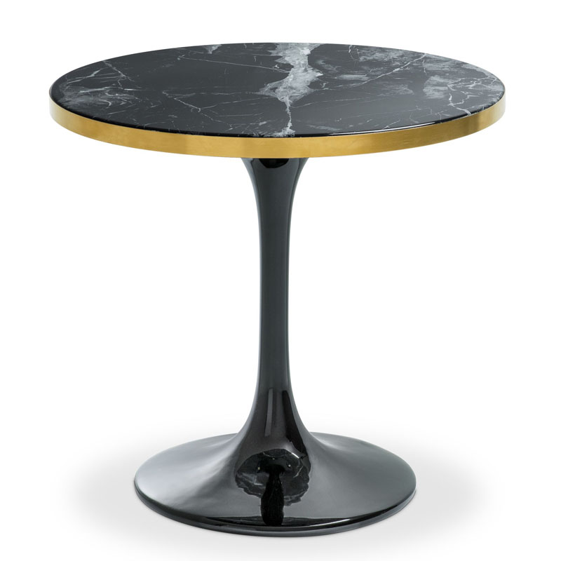 Приставной стол Eichholtz SIDE TABLE PARME Черный Мрамор Nero Приставной стол Eichholtz SIDE TABLE PARME Черный Мрамор Nero в Липецке | Loft Concept