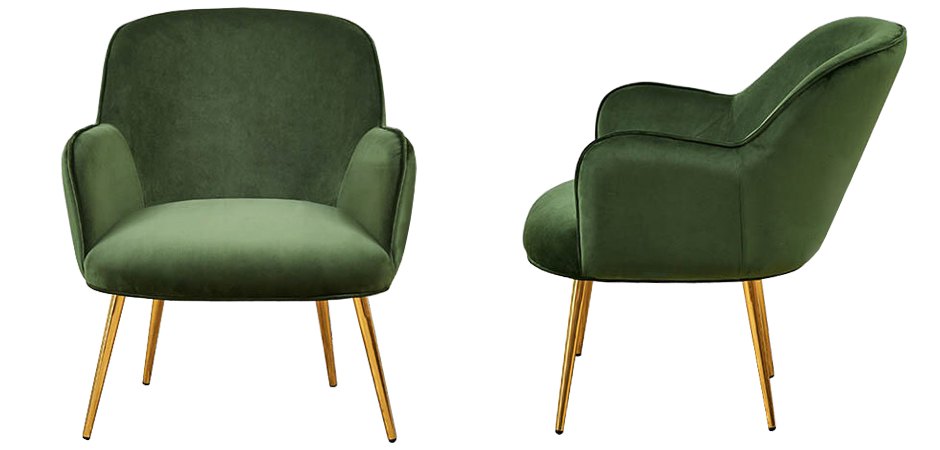 Кресло Waldeck Chair Green Кресло Waldeck Chair Green - Loft-Concept в Липецке