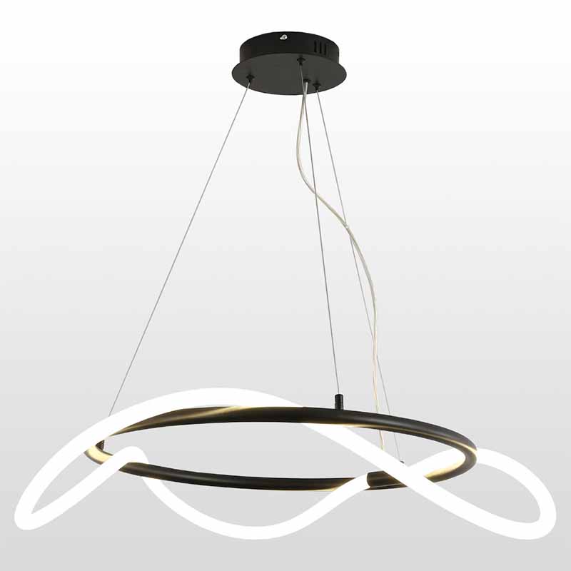 Люстра Luke Lampco Tracer Chandelier Black 60 Белый Черный Люстра Luke Lampco Tracer Chandelier Black 60 Белый Черный в Липецке | Loft Concept