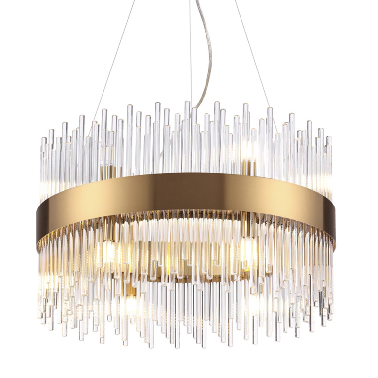 Люстра Nembus Chandelier Gold Circle Бронза Люстра Nembus Chandelier Gold Circle Бронза в Липецке | Loft Concept
