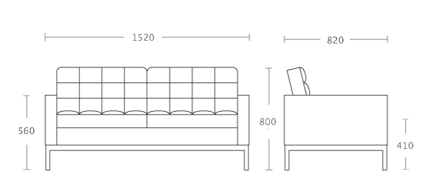 Диван Florence Knoll Settee Диван Florence Knoll Settee в Липецке